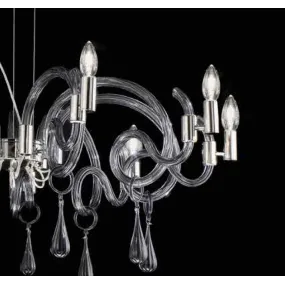 Lampadario SY-STREET 2001 6 E14 LED vetro murano moderno interno