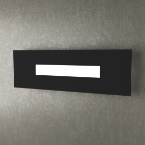 Applique TP-WALLY 1138 50cm 2G11 Led metallo plexiglass lampada parete rettangolare moderna interno