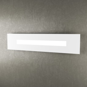 Applique TP-WALLY 1138 70cm 2G11 Led metallo plexiglass lampada parete rettangolare moderna interno