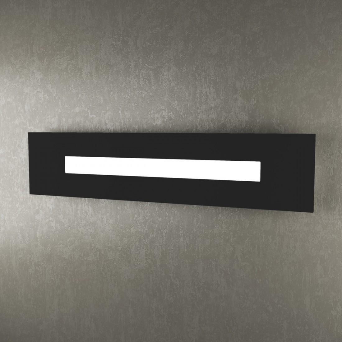 Applique murale TP-WALLY 1138 70cm 2G11 Led applique en métal plexiglas rectangulaire intérieur moderne