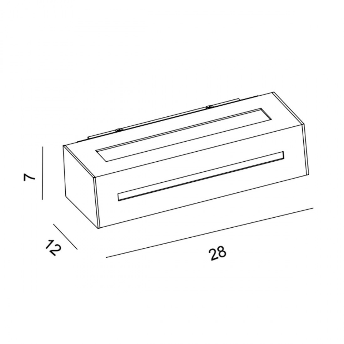 PG-ASTER 7271 A E27 applique murale LED aluminium bi-émission applique murale externe IP54