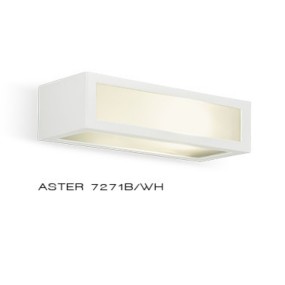 Applique PG-ASTER 7271 B E27 LED alluminio grigio antacite bianco lampada parete esterno IP54