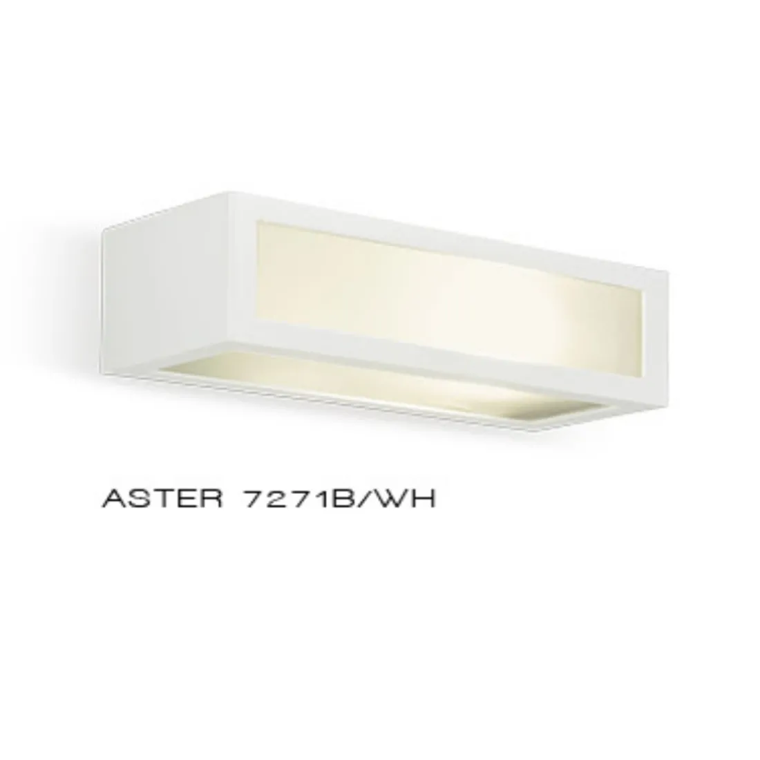 Applique PG-ASTER 7271 B E27 LED alluminio grigio antacite bianco lampada parete esterno IP54