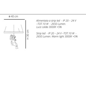 Lampadario COSCIENZA CL1498 EMPORIUM