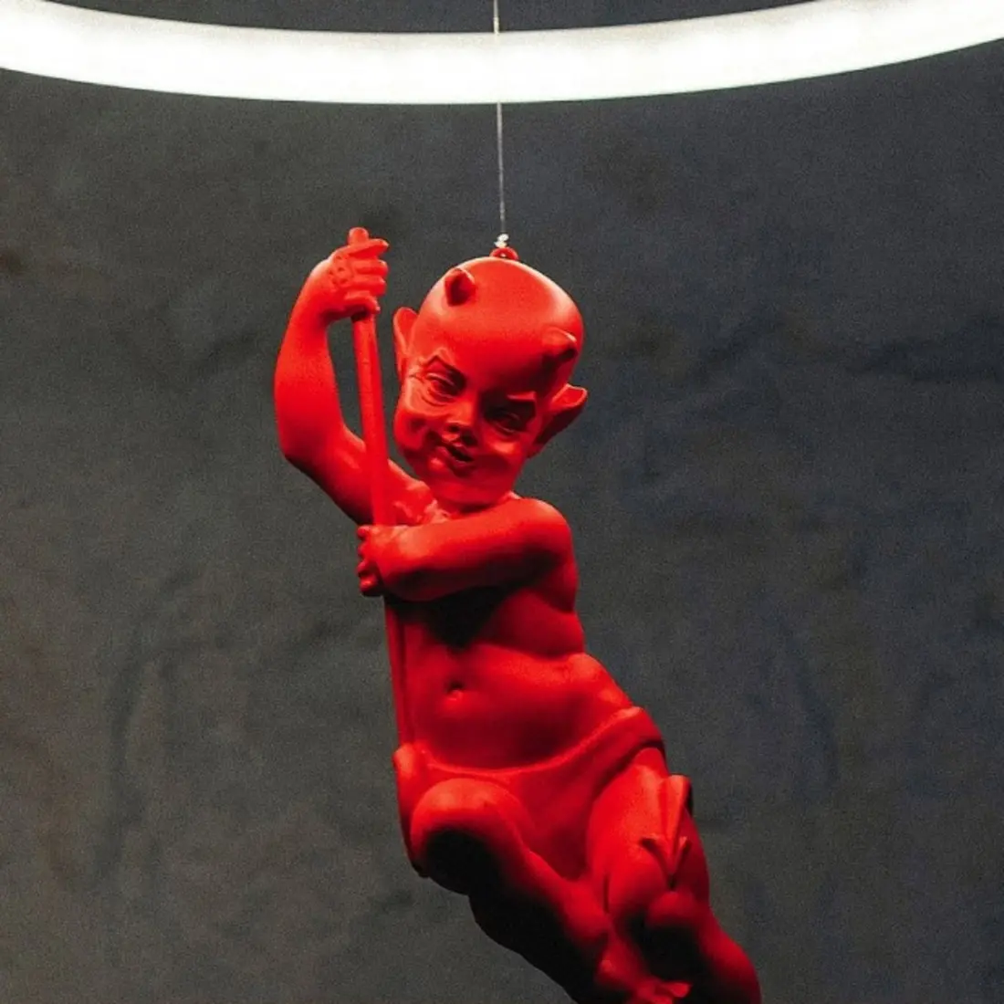 EM-COSCIENZA Lustre CL1499 10W LED 2650LM 3000 ° K résine de polyméthacrylate de méthyle blanc rouge anneau de module de suspens