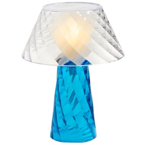 Lampe de chevet EM-TATA CL 550 5W G9 LED acrylique transparent vert rouge bleu lampe fumée table de chevet moderne