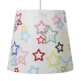 Suspension EM-KONE CL1523 STARS 42CM E27 LED méthacrylate sandylex cône lustre chambres d'enfants