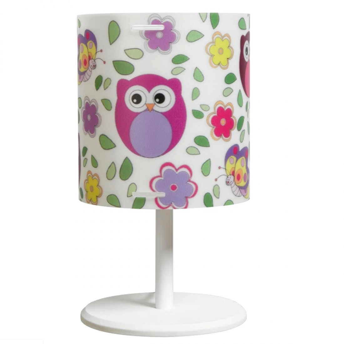 Abat-jour EM-CYLINDER CL1527 GIUNGLA H25 E14 LED metacrilato sandylex cilindro lampada comodino animali camerette bambinI