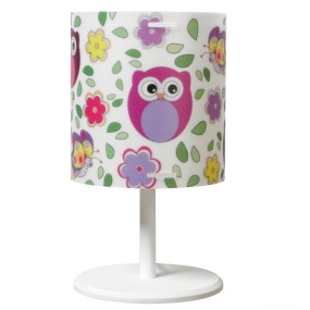 Abat-jour EM-CYLINDER CL1527 GIUNGLA H25 E14 LED metacrilato sandylex cilindro lampada comodino animali camerette bambinI