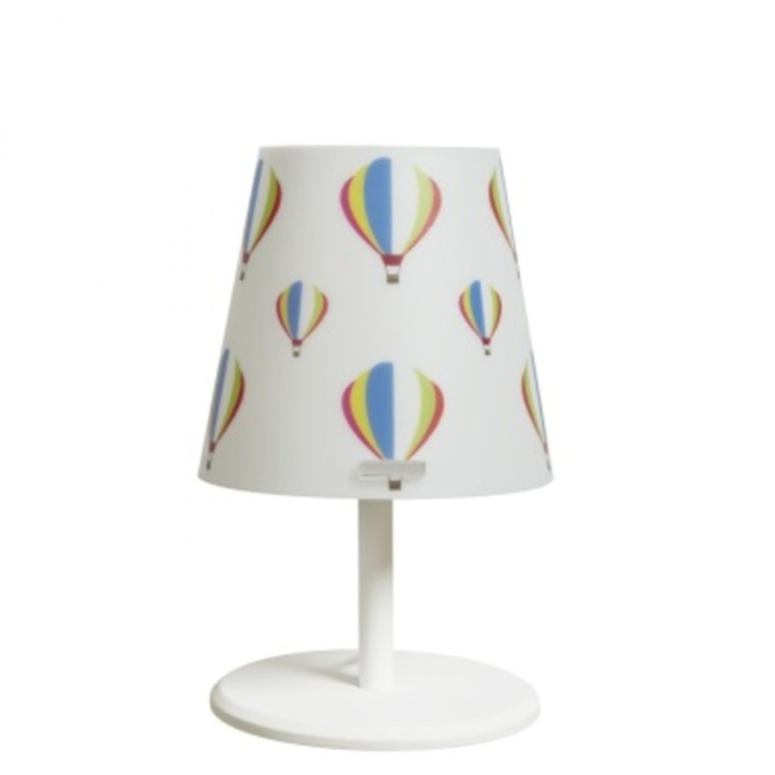 Abat-jour EM-KONE CL1524 MONGOLFIERE H25 E14 LED metacrilato sandylex cilindro lampada comodino camerette bambini