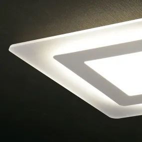 PG-OBLIO CL4500 plafonnier LED 60W 63x63 5400LM module métallique diffuseur acrylique plafonnier carré intérieur