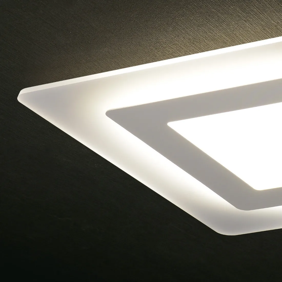 PG-OBLIO CL4500 plafonnier LED 60W 63x63 5400LM module métallique diffuseur acrylique plafonnier carré intérieur