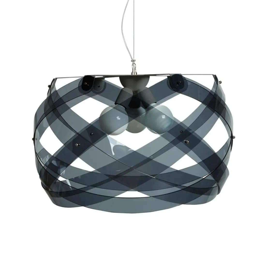 Suspension EM-NUCLEA E27 67cm lustre moderne en méthacrylate multicolore pour intérieur de chambres IP20