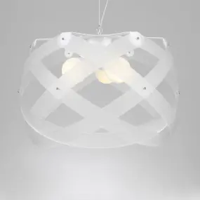Suspension EM-NUCLEA E27 67cm lustre moderne en méthacrylate multicolore pour intérieur de chambres IP20