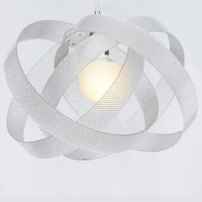 Suspension EM-NUVOLA E27 56CM lustre ultramoderne en méthacrylate coloré, cercles internes