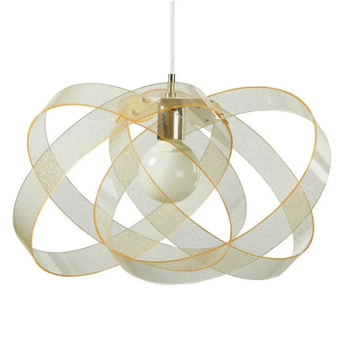 Suspension EM-NUVOLA E27 56CM lustre ultramoderne en méthacrylate coloré, cercles internes