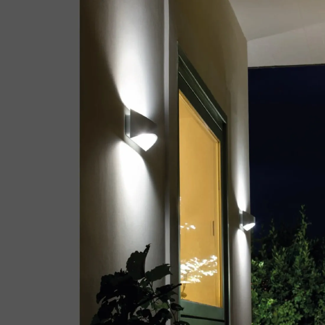 Applique SO-MOON 99107 6W LED 320LM module externe moderne biemission aluminium blanc IP65