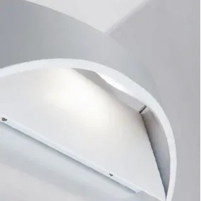 Applique SO-MOON 99107 6W LED 320LM modulo moderno esterno biemissione alluminio bianco IP65