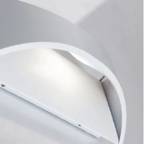 Applique SO-MOON 99108 12W LED 400LM module d'extérieur moderne biemission aluminium blanc IP65