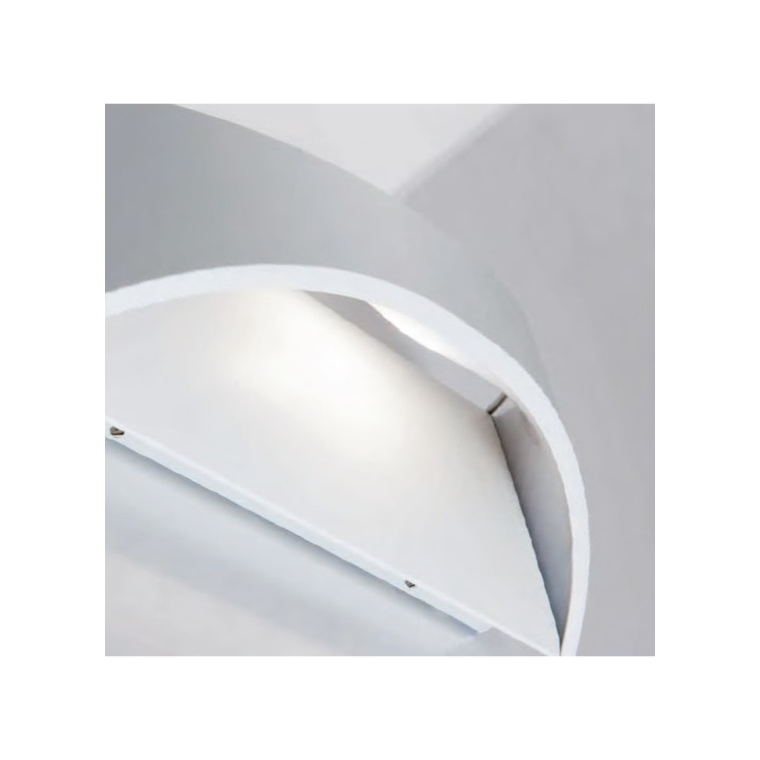 Applique SO-MOON 99108 12W LED 400LM module d'extérieur moderne biemission aluminium blanc IP65