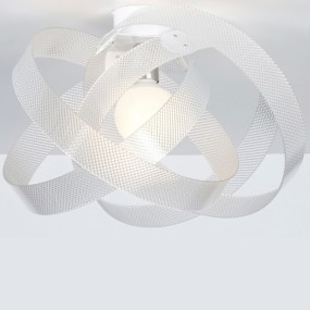 Plafoniera EM-NUVOLA E27 56CM metacrilato colorato ultramoderno lampada soffitto cerchi interno
