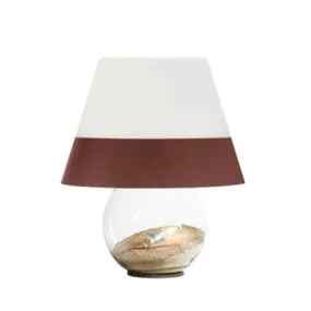 Abat-jour EM-BONBONNE CL1551 IP44 E27 LED 69H vetro sandylex naturale marrone paralume lampada tavolo terra moderna cono esterno