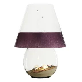 Abat-jour EM-BONBONNE CL1548 IP44 E27 LED 82H vetro sandylex naturale marrone paralume lampada tavolo terra moderna cono esterno