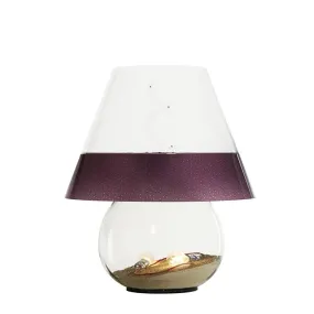 Abat-jour EM-BONBONNE CL1550 IP44 E27 LED 69H vetro sandylex naturale marrone paralume lampada tavolo terra moderna cono esterno
