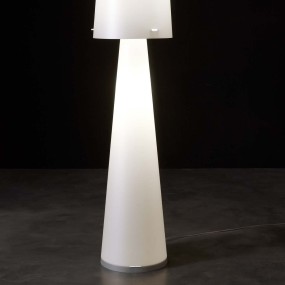 Lampadaire EM-DIVA CL 435 E27 LED H140 CM blanc polypropylène perle lampadaire intérieur moderne