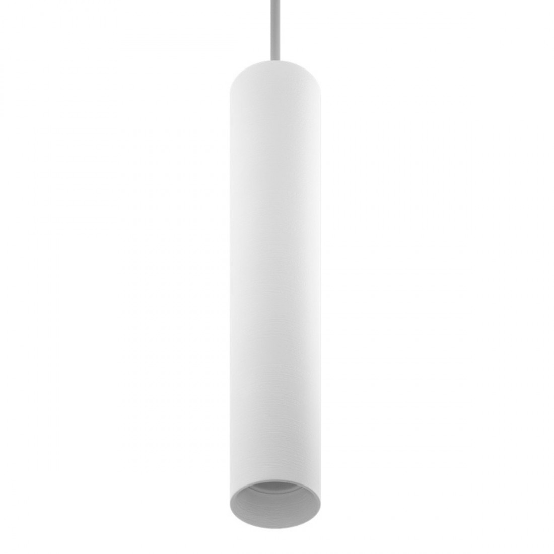 Sospensione BF-5503 B GU10 LED gesso bianco verniciabile lampadario cilindro interno IP20