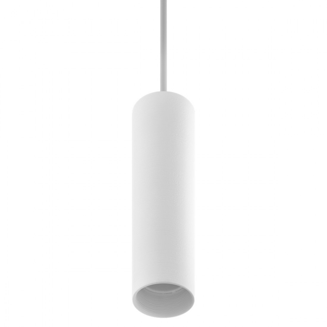 Sospensione BF-5503A GU10 LED gesso bianco verniciabile lampadario cilindro interno IP20