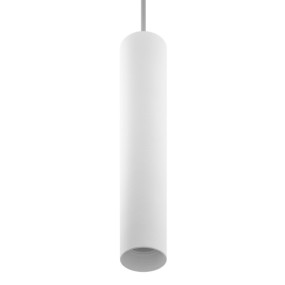 Sospensione BF-5503 B GU10 LED gesso bianco verniciabile lampadario cilindro interno IP20