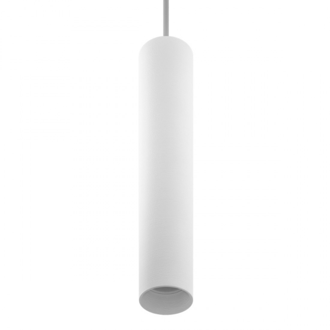 Sospensione BF-5503 B GU10 LED gesso bianco verniciabile lampadario cilindro interno IP20