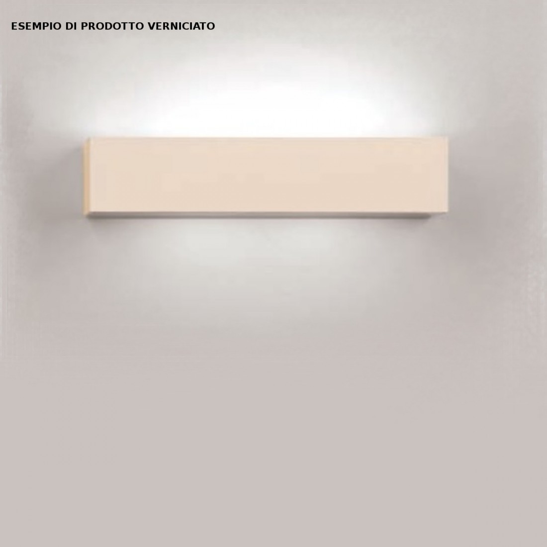 Applique SF-HERMIONE T209 G9 LED 35CM gesso bianco verniciabile lampada parete biemissione luce indiretta interno