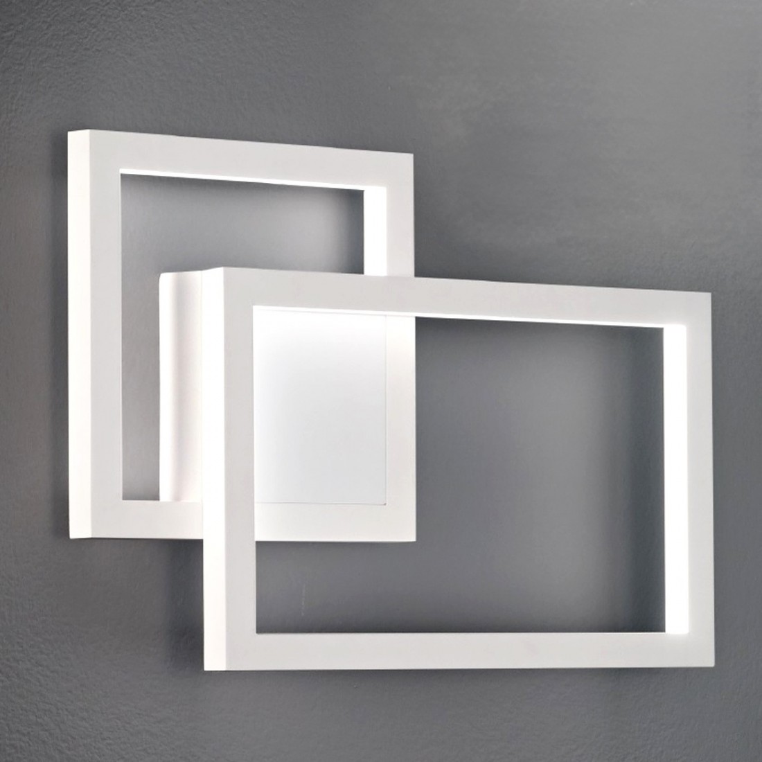 PZ-CROSS 6598 Applique murale LED 20W 1500LM 3000 ° K applique murale aluminium noir blanc panneaux de plafond ultra-modernes
