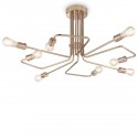 Plafoniera classico Ideal Lux TRIUMPH 160313 PL8 E27 LED metallo lampada soffitto