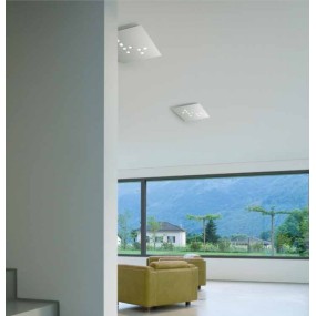 Plafoniera CO-PLATEAU 773 30P 1520LM 18W LED modulo moderno metallo dimmerabile lampada soffitto interno