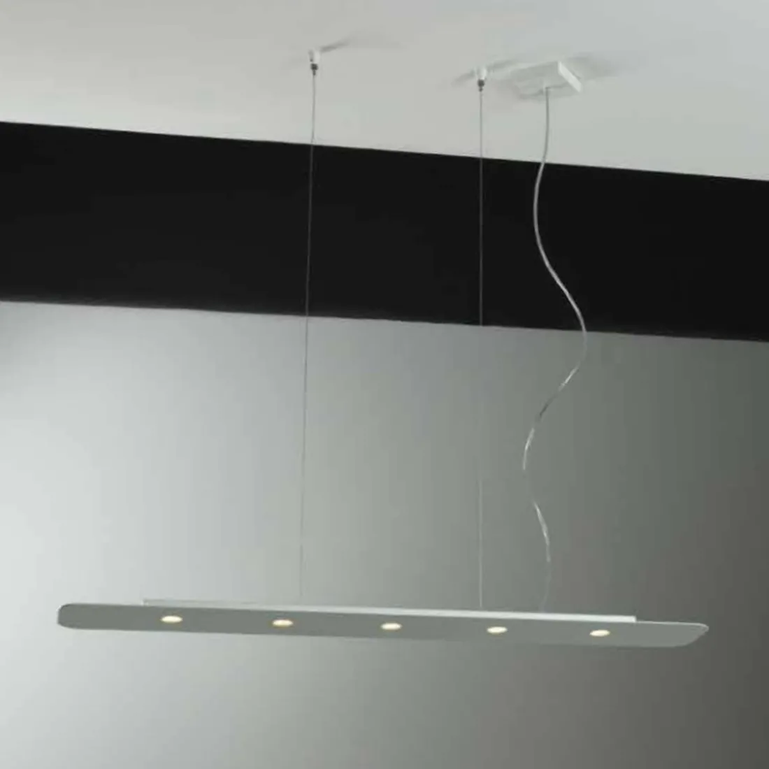 Lampadario CO-BISCOTTO 765 100S 31.5W LED modulo dimmerabile rettangolare metallo interno IP20