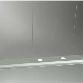 Lampadario CO-BISCOTTO 765 40.5W LED modulo dimmerabile rettangolare sospensione moderna metallo interno IP20