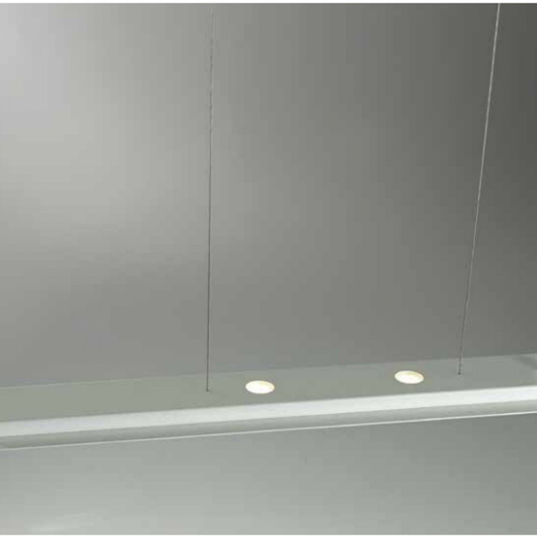 Lampadario CO-BISCOTTO 765 40.5W LED modulo dimmerabile rettangolare sospensione moderna metallo interno IP20