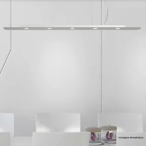 Lampadario CO-BISCOTTO 765 40.5W LED modulo dimmerabile rettangolare sospensione moderna metallo interno IP20