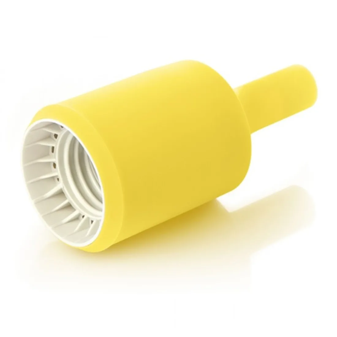 Portalampade colorato PZ-6251 E27 LED gommato colorato giallo bianco nero viola verde arancio interno