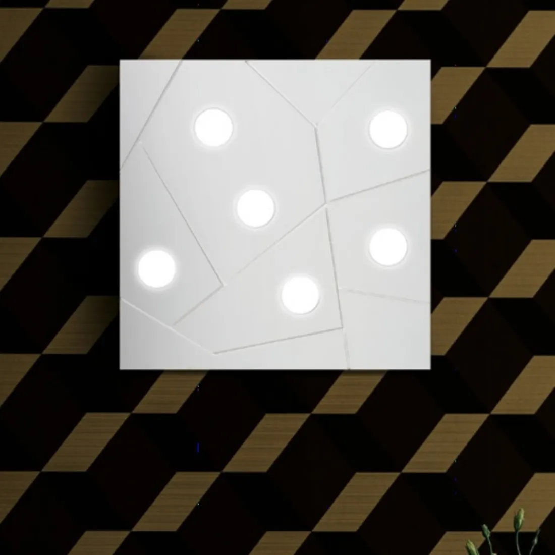 Plafoniera STREET 873 60PA Cattaneo illuminazione