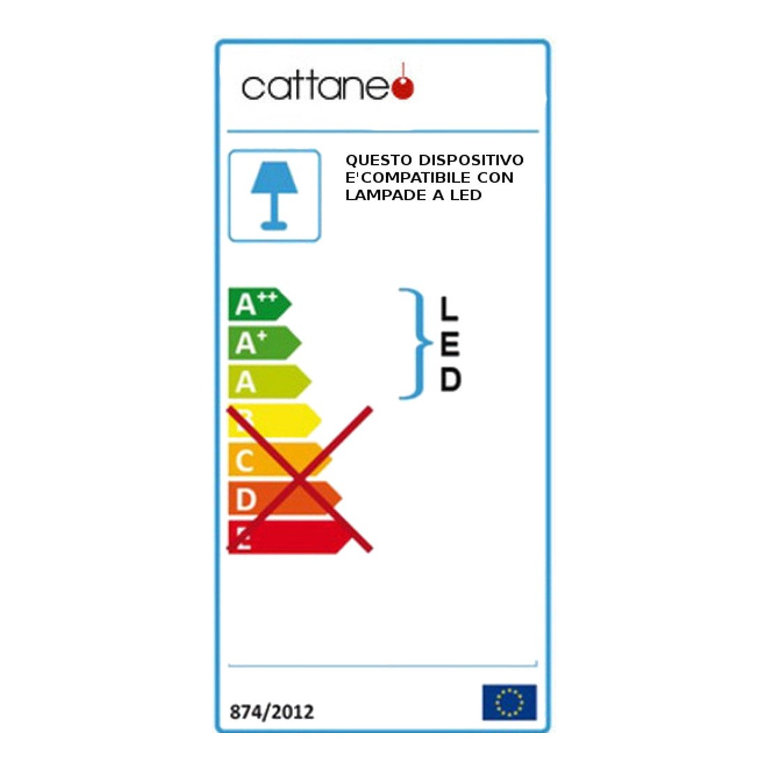 Applique STREET SYSTEM 873 20PA  874 20C Cattaneo illuminazione