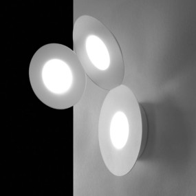 Applique murale moderne Cattaneo MICKEY 861 3PA LED GX53 9W