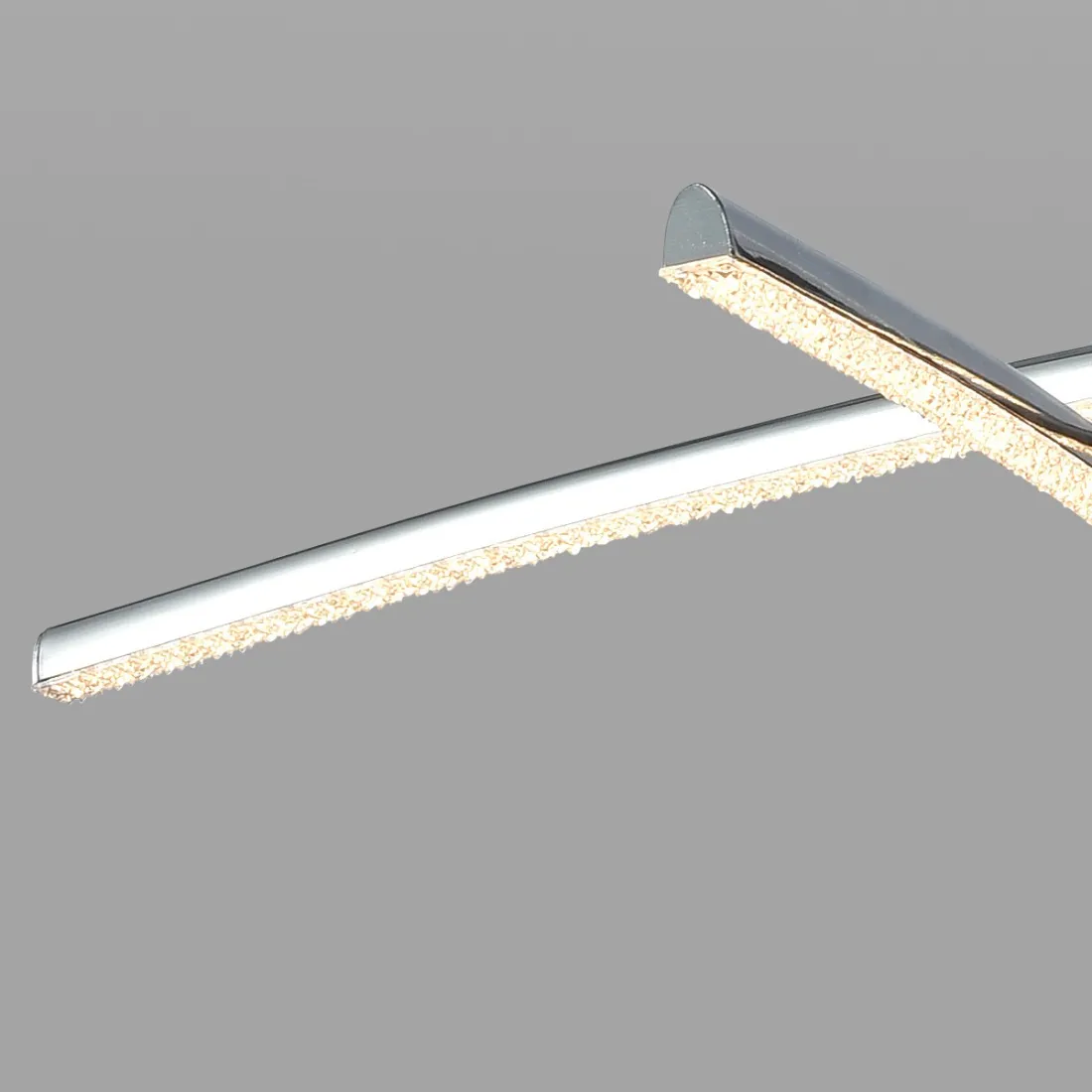 Sospensione PD-VICKY 1093 S3 37.8W LED 2650LM 4000°K metallo alluminio cromato acrilico lampadario moderno monoemissione interno