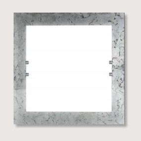 Applique SV-BASIC STYLE quadrata lampada parete soffitto vetro interno E27