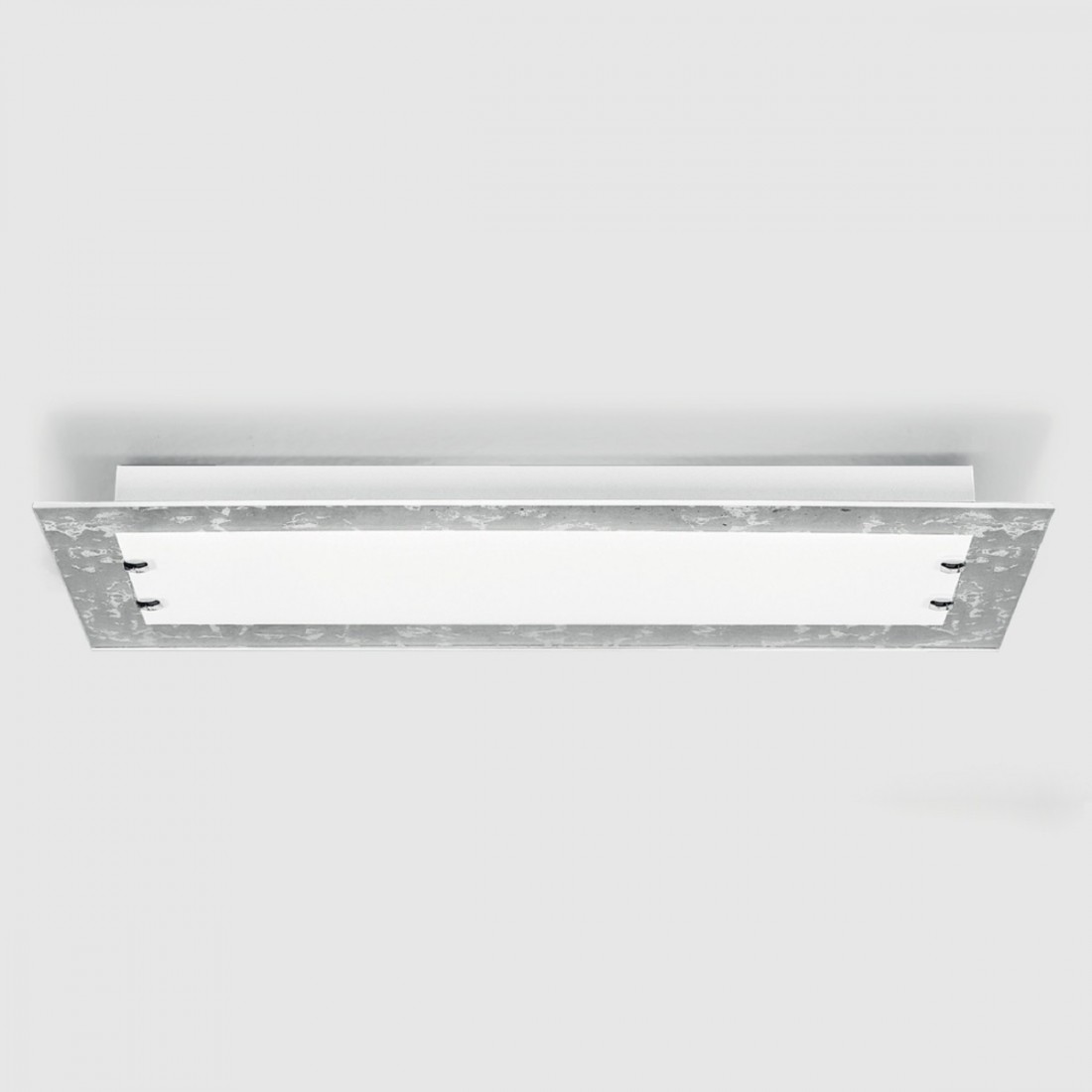 Applique SV-BASIC STYLE E27 LED rettangolare vetro lampada parete soffitto decorato foglia interno