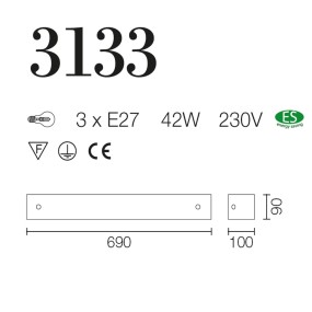 SV-GALAXY 3133 69CM E27 LED...