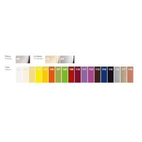 Moderne Glaswandleuchte in verschiedenen Farben mit E27 Fassung erhältlich.